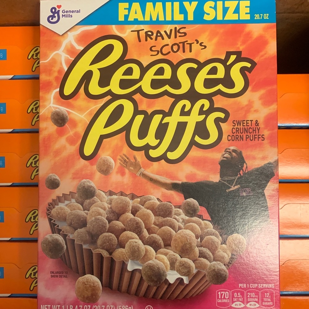 Travis Scott Reese’s Family Size Cereal